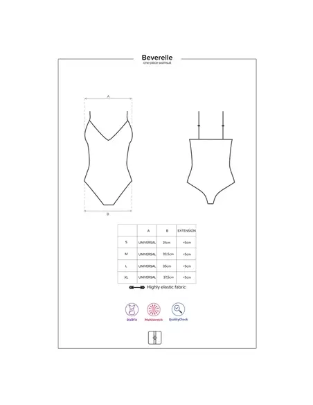 Fato de Banho Beverelle Obsessive Preto - 36 S #9 - PR2010355113