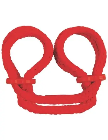Algemas para Os Tornozelos Japanese Silk Love Rope Vermelhas - Vermelho - PR2010323134