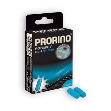 Cápsulas Estimulantes Prorino Potency Caps para Homem 2 Cápsulas - Azul - PR2010320986
