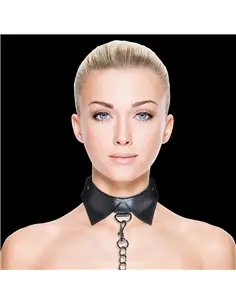 Coleira com Trela Ouch! Exclusive Collar With Leash Preta - Preto - PR2010336363