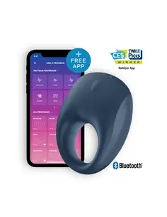 Anel Vibratório com App e Bluetooth Strong One Ring Satisfyer Azul - PR2010357903