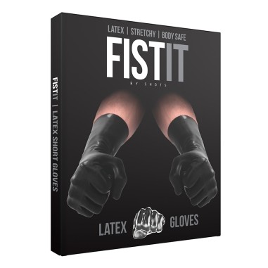 Luvas de Latex Fist It Pretas - PR2010344803