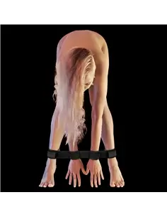 Barra Afastadora com Algemas Ouch! Spreader Bar With Cuffs Preta - PR2010355560