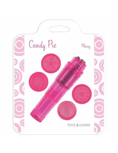 Vibrador Candy Pie Pleasy Rosa - PR2010322201