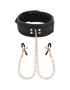 Coquette Fantasy Collar With Nipples Clamps - PR2010368824 2
