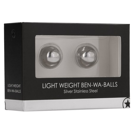 Bolas Vaginais Ben Wa Balls Light Weight Ouch! Prateadas - PR2010346323