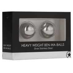 Bolas Vaginais Ben Wa Balls Heavy Weight Ouch! Prateadas - PR2010346945 2