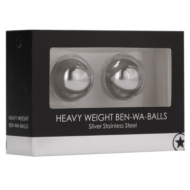 Bolas Vaginais Ben Wa Balls Heavy Weight Ouch! Prateadas - PR2010346945