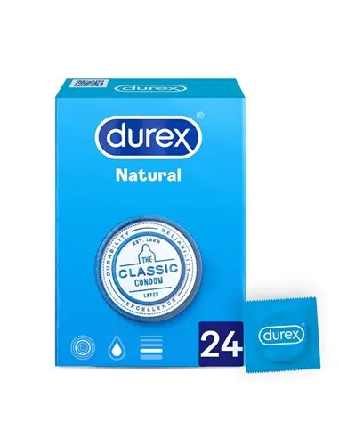 Preservativos Durex Natural Plus 24 Unidades - PR2010308222
