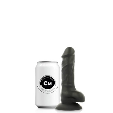Cock Miller Dildo de Silicone Cocksil Articulável Preto 13 Cm #5 - PR2010364410