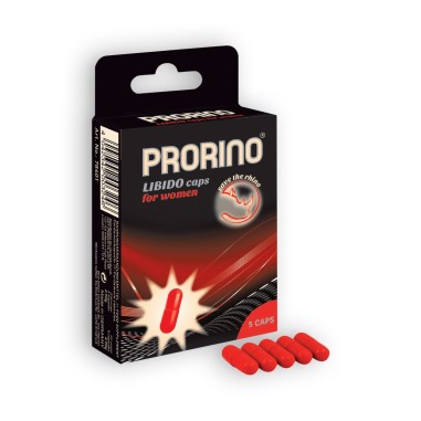 Cápsulas Estimulantes Prorino Libido Caps para Mulher 5 Cápsulas - PR2010322557