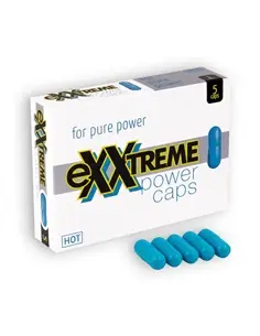 Cápsulas Estimulantes Exxtreme Power Caps para Homem 5 Cápsulas - PR2010312088