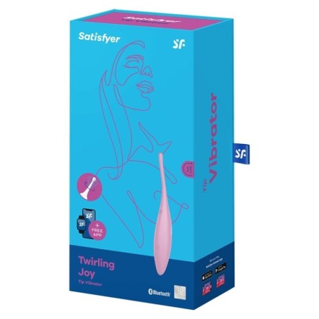 Vibrador Twirling Joy com App Satisfyer Rosa #2 - PR2010371230