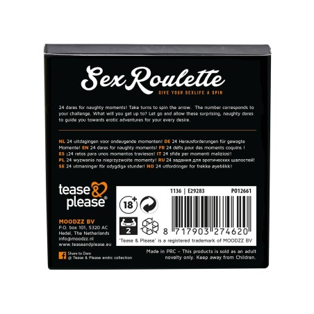 Jogo Sex Roulette Naughty Play Nl-De-En-Fr-Es-It-Pl-Ru-Se-No #2 - PR2010356617