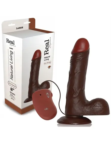 Vibrador Realístico Real Rapture Fire Passion 8'' Negro - PR2010322066