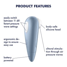 Estimulador de Clítoris Satisfyer 1 Next Generation Azul - PR2010372386 2
