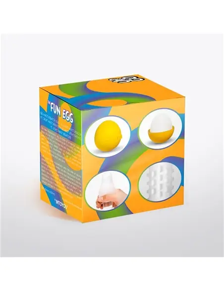 Ovo Masturbador Grovy Egg Elástico Amarelo UP&GO #1 - PR2010374497