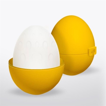 Ovo Masturbador Grovy Egg Elástico Amarelo UP&GO #2 - PR2010374497