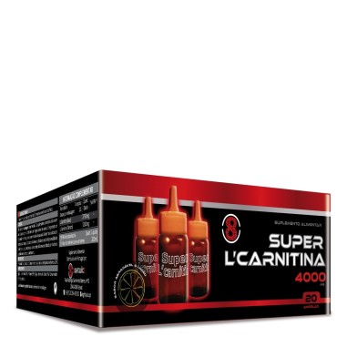 Super L-Carnitina 4000 20 Ampolas - PR2010375090