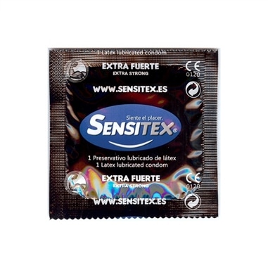 Preservativos Naturais Extra Fortes 100 Unidades Sensitex - PR2010377013