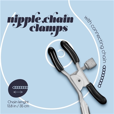 Pinças para Mamilos Silver Nipple Chain Clamps Crushious #3 - PR2010371853