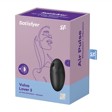 Satisfyer Vulva Lover 3 Air Pulse Estimulador e Vibrador - Preto #2 - PR2010376766