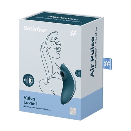 Satisfyer Vulva Lover 1 Estimulador e Vibrador de Pulso de Ar - Azul #6 - PR2010375488