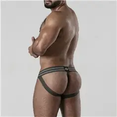 Jockstrap Backroom Bottomless Locker Gear Caqui - 46 3XL - PR2010380313