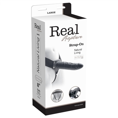 Strap-On Oco Real Rapture Air Feeling 8' Preto - PR2010346109