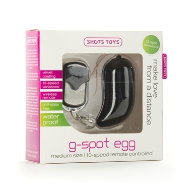 Ovo Vibratório G-Spot Egg Preto Médio - PR2010319860