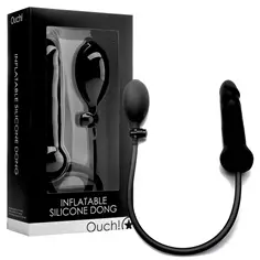 Dildo Insuflável Dong de Silicone Ouch! Preto - Preto - PR2010324510 2