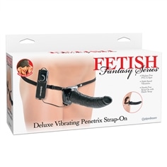 Strap-On Deluxe Vibrating Penetrix Fetish Fantasy Series - Preto - PR2010344782