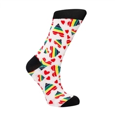 Meias Happy Hearts Shots - 36-41 - PR2010359326