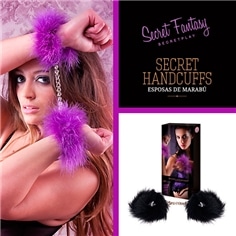 Algemas Secret Handcuffs Marabou Pretas Secret Play - PR2010317231 2