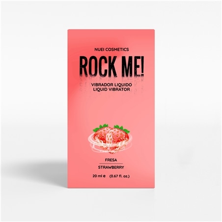 Rock Me! Vibrador Líquido Morango 20 Ml Nuei #1 - PR2010380574