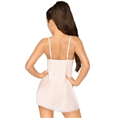 Camisa de Noite e Tanga Casual Seduction Penthouse Branca - 36-38 S/M - PR2010367275 2