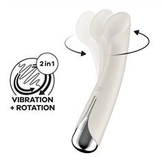 Vibrador Spinning G-Spot 1 Bege Satisfyer - PR2010380672