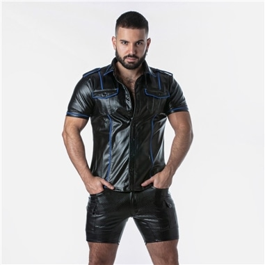 Camisa Rub It Shirt Locker Gear Azul - 36 S - PR2010380875